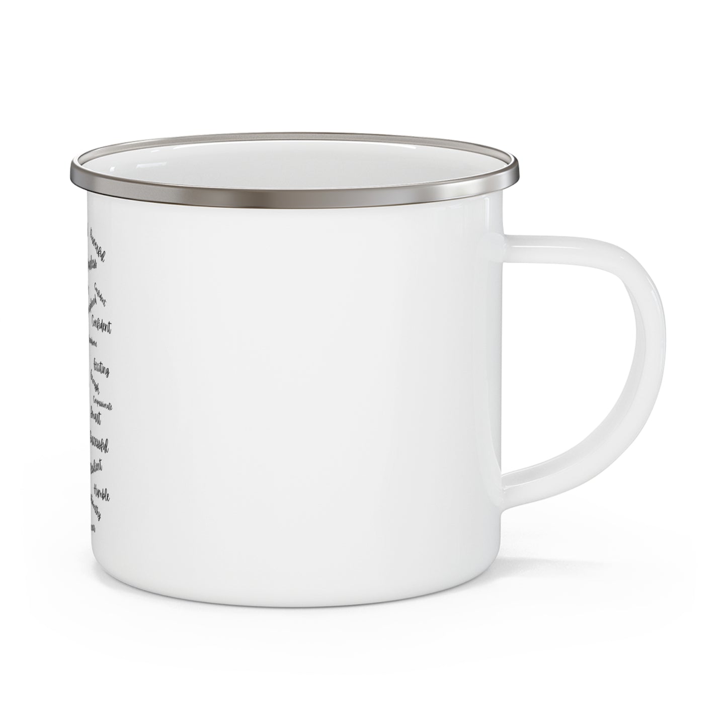 I AM Enamel Camping Mug