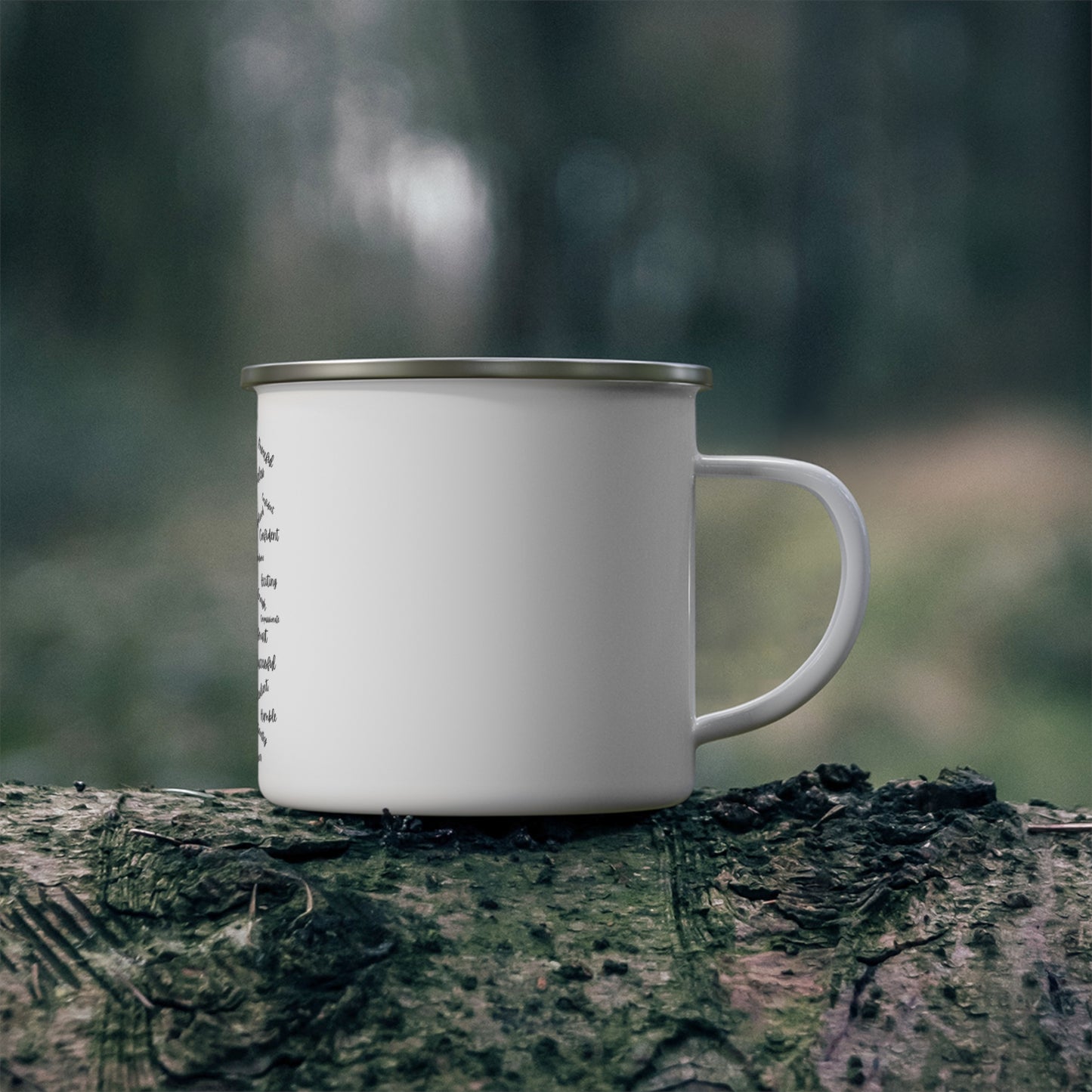 I AM Enamel Camping Mug