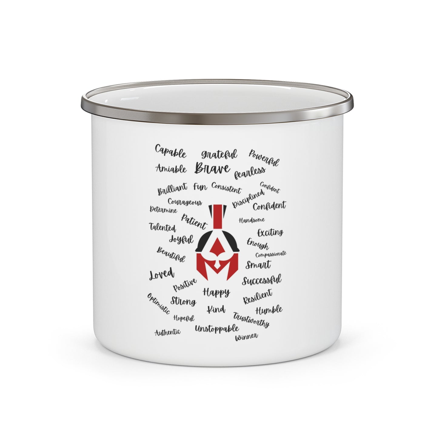 I AM Enamel Camping Mug