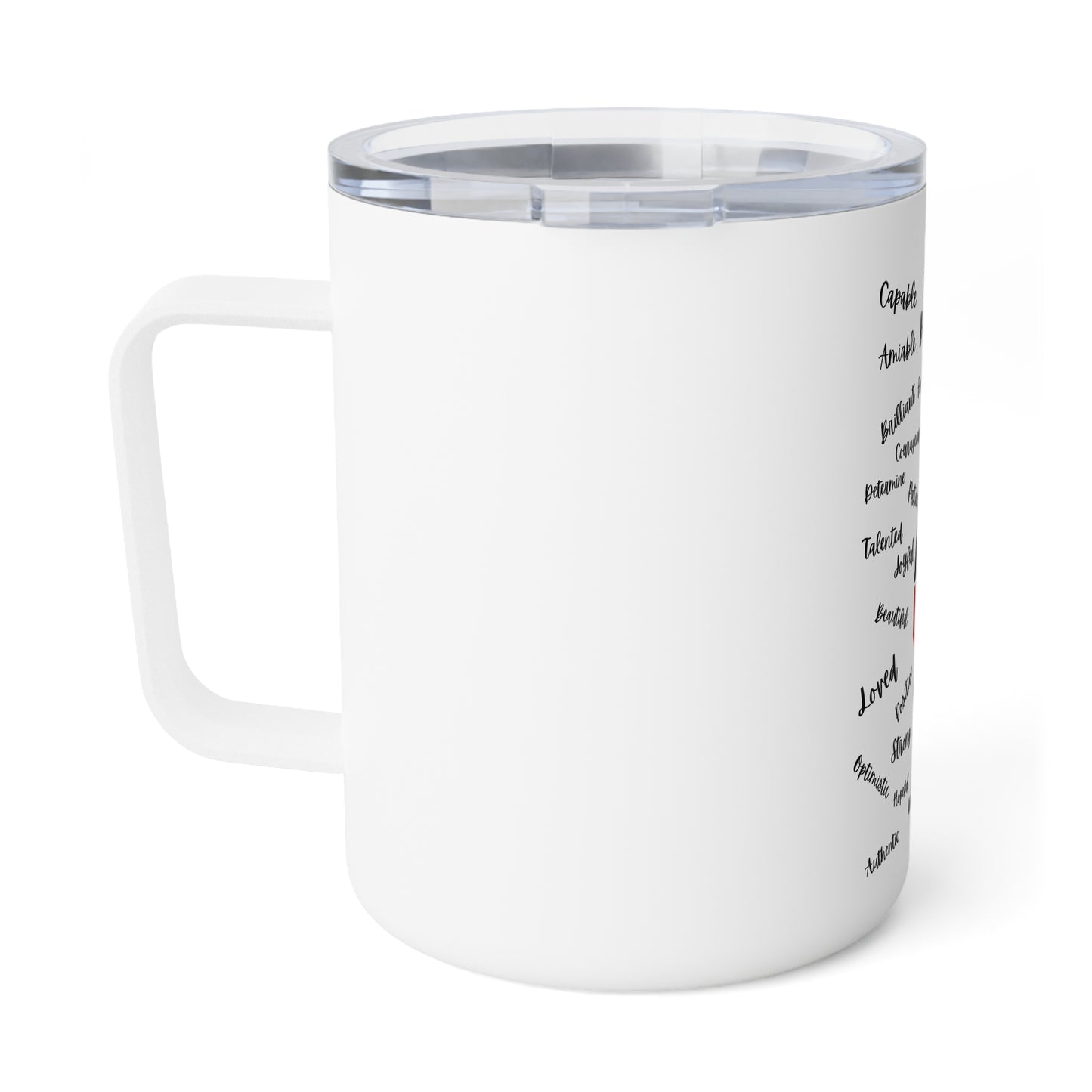 I AM Insulated Coffee Mug, 10oz