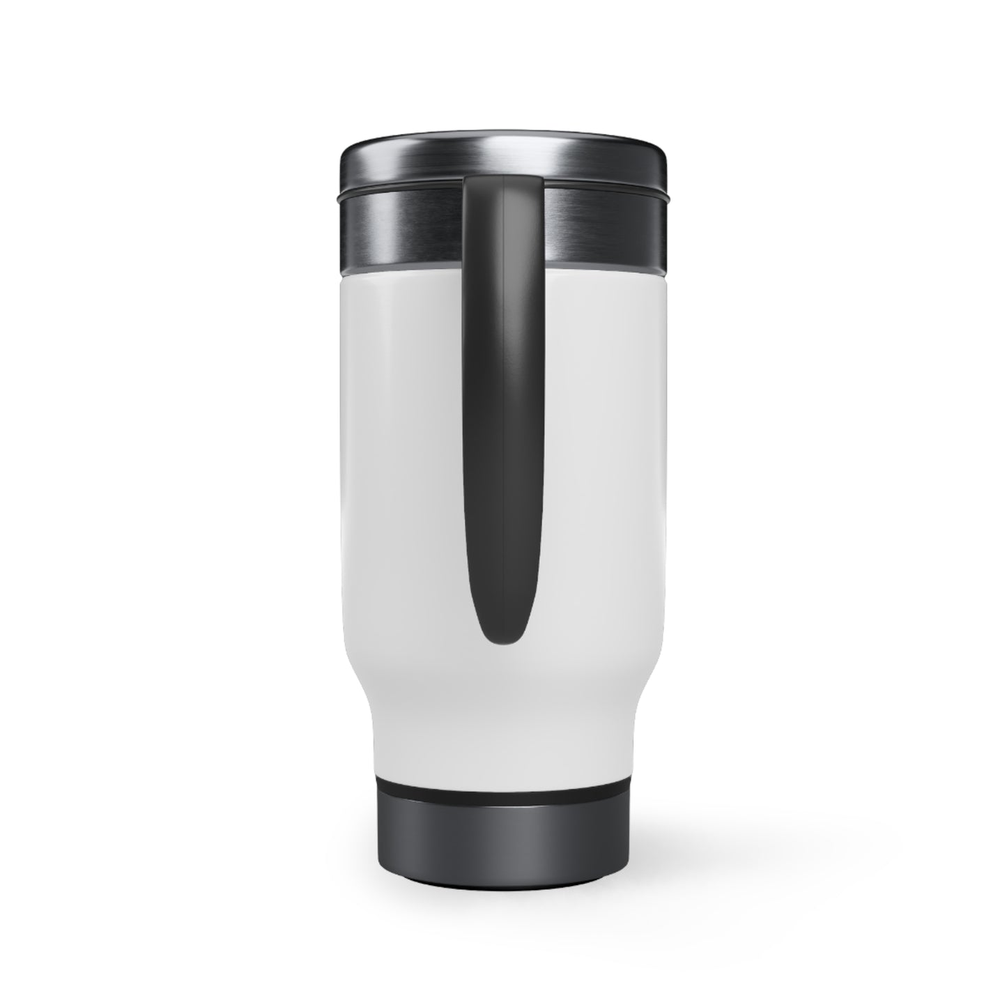 90 days challenge Stainless Steel Travel Mug with Handle, 14oz